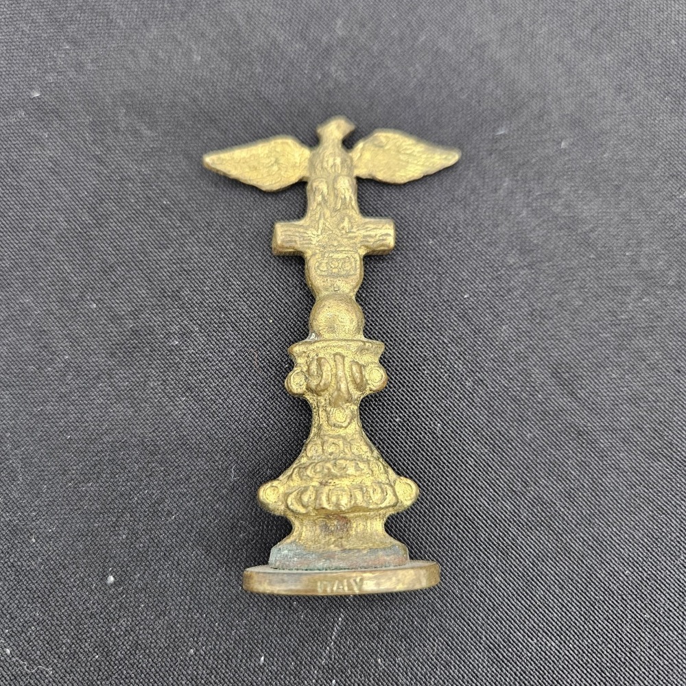 Antique Imperial Eagle Wax Seal Stamp Made In Italy Armorial Seal Royal